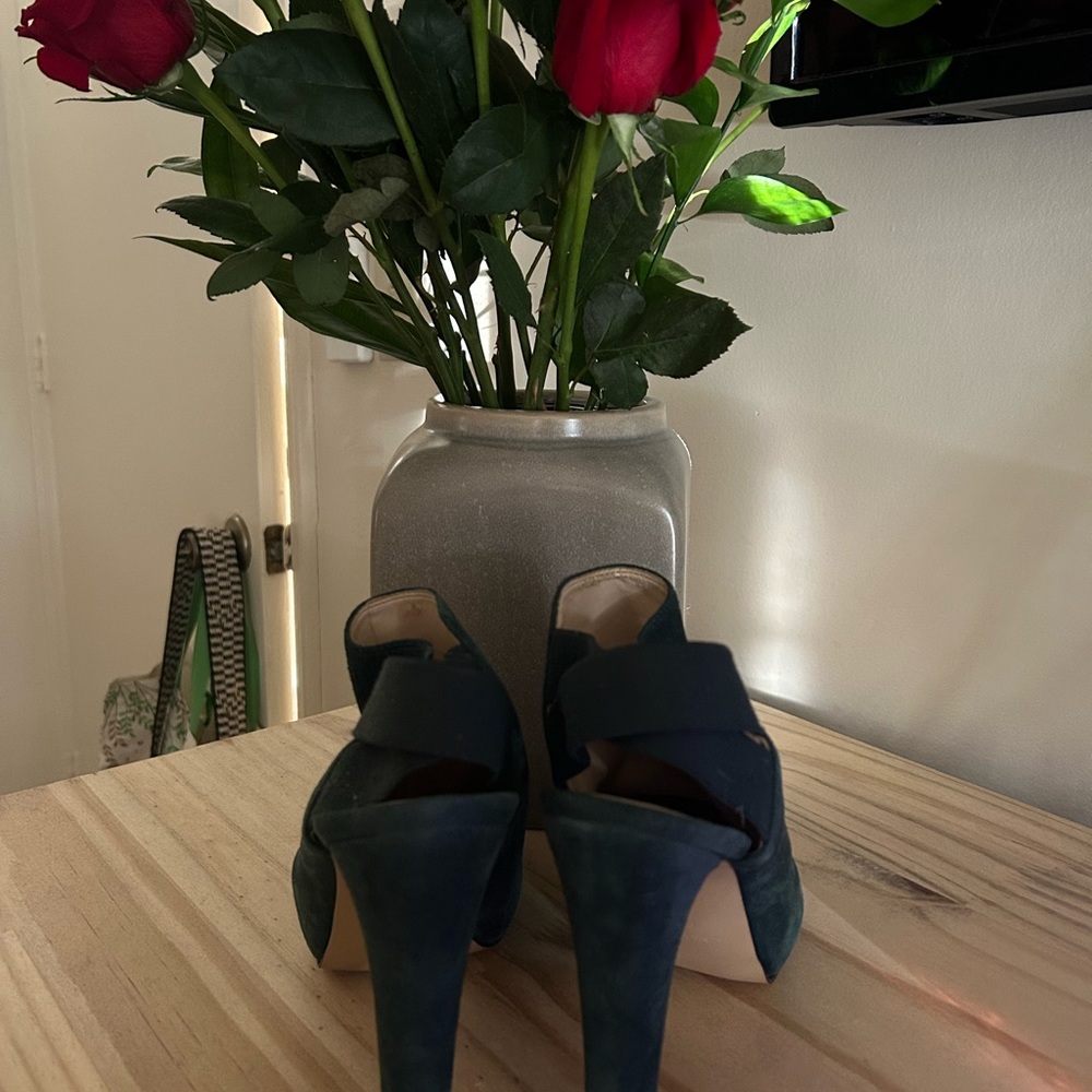 Nine West Green Booties